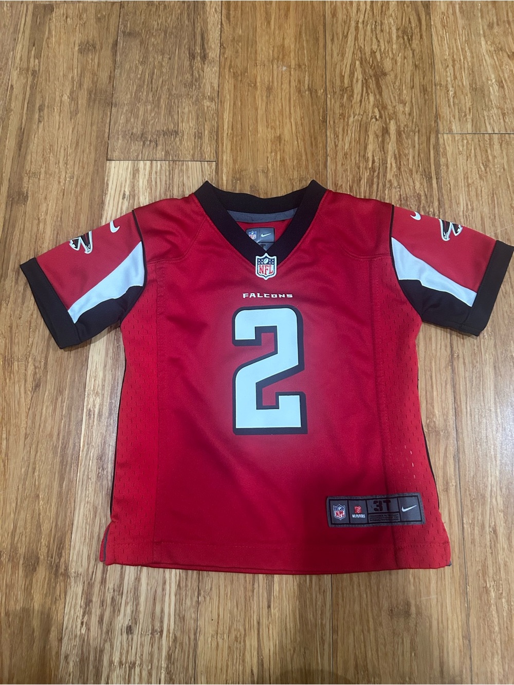 Nike Red Atlanta Falcons #2 Kids Short Sleeve Jersey